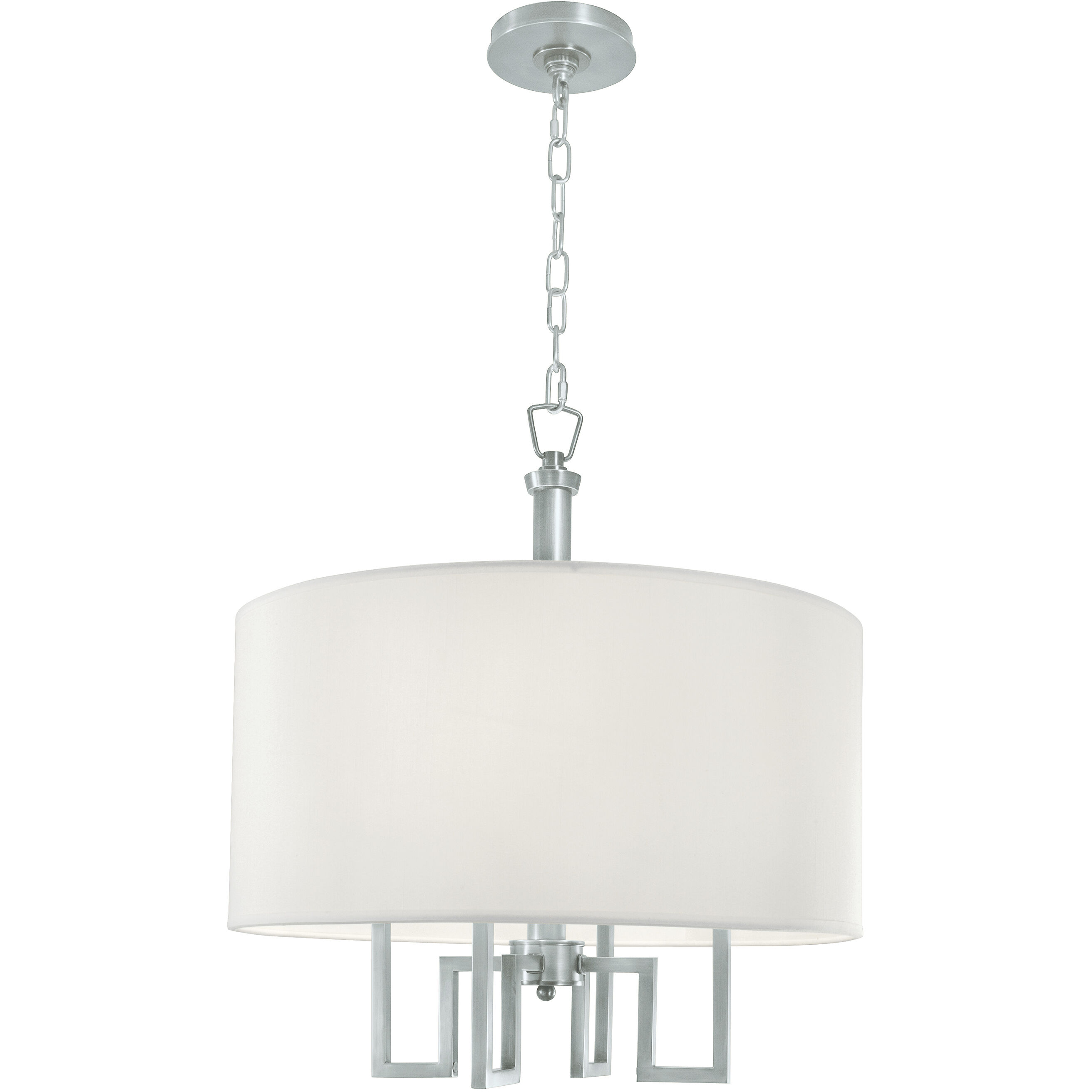 Maya 4 Light 20 inch Brushed Nickel Chandelier Ceiling Light