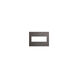 Adorne Natural Iron Wall Plate, 3-Gang