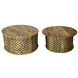 Jali 35 X 35 inch Natural Burn Coffee Table