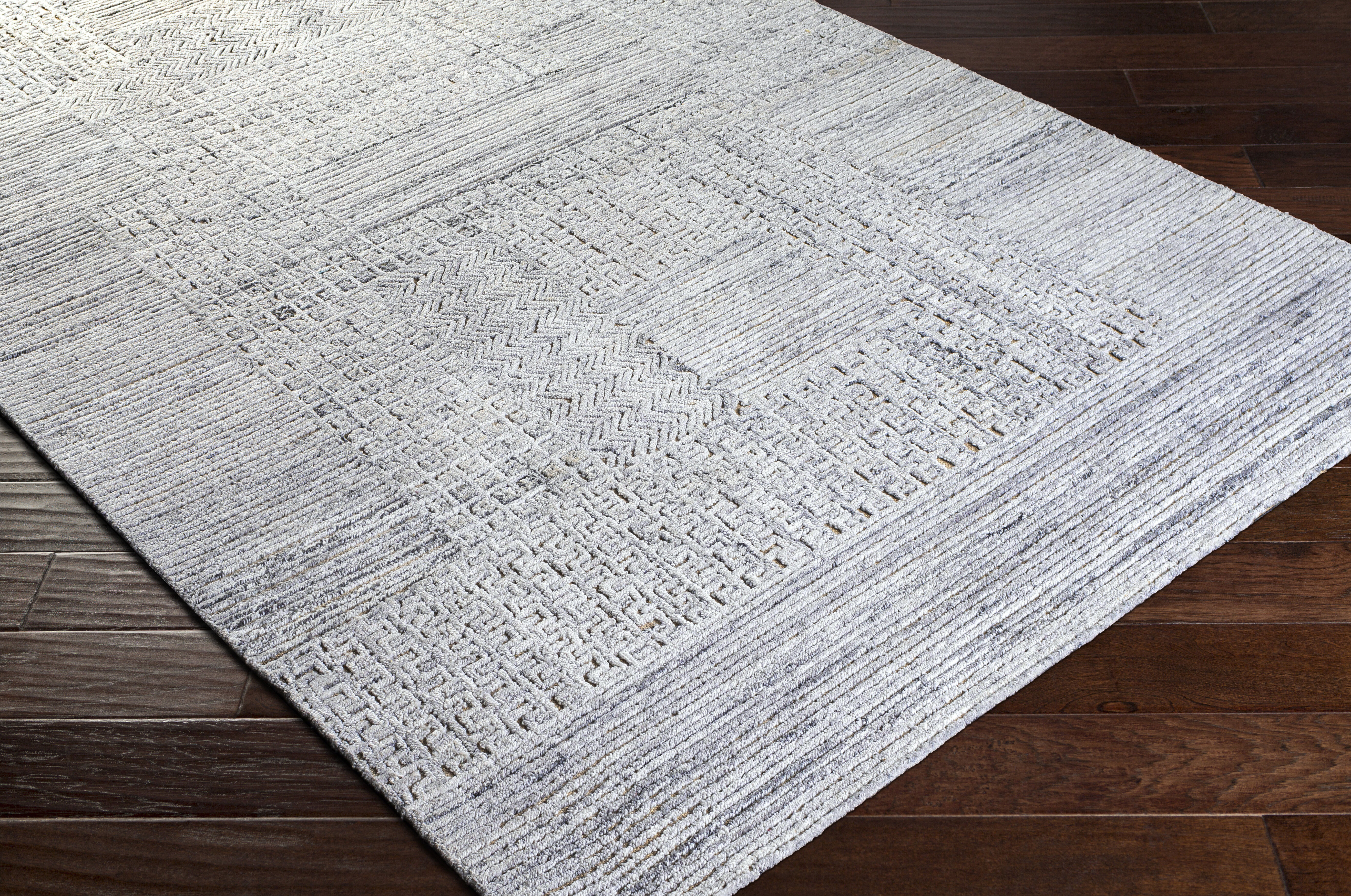 Rosario 36 X 24 inch Charcoal Rug in 2 x 3, Rectangle