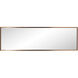 Yorkville 60 X 18 inch Brushed Brass Mirror