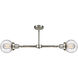 Franklin Restoration Beacon LED 23 inch Brushed Satin Nickel Chandelier Ceiling Light in Seedy Glass, Franklin Restoration