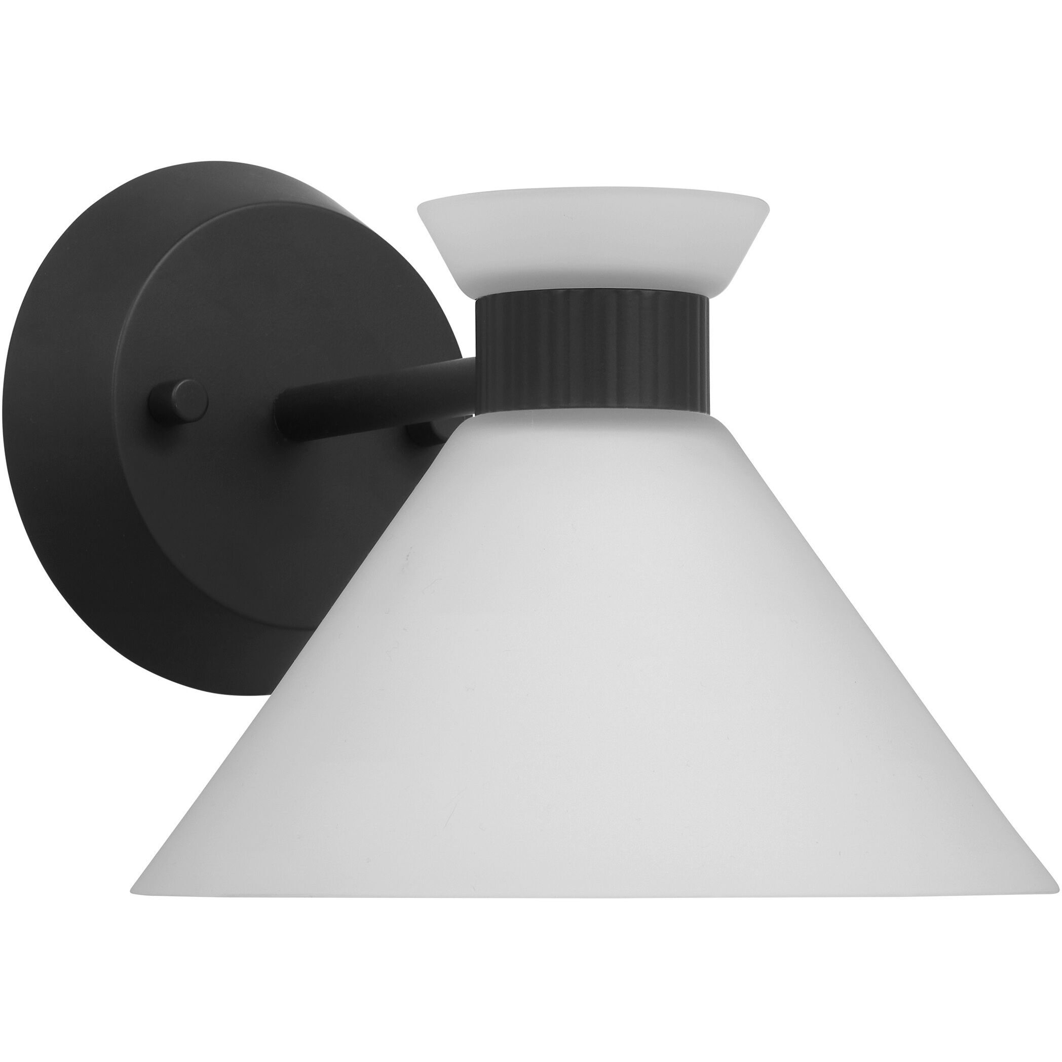 Drew & Jonathan Belcarra 1 Light 7.5 inch Midnight Black Sconce Wall Light