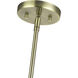 Acordia 6 Light 23 inch Antique Brass Pendant Chandelier Ceiling Light