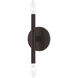 Copenhagen 2 Light 5 inch Bronze ADA ADA Wall Sconce Wall Light