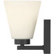 Strayhan 1 Light 5 inch Matte Black Wall Sconce Wall Light