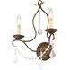 Chesterfield 2 Light 12 inch Hand Applied Venetian Golden Bronze Wall Sconce Wall Light