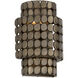 Eliana Sconce Wall Light in Dark Brass