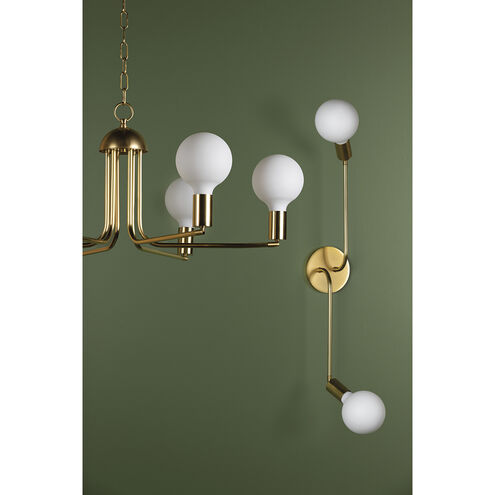 Blakely 6 Light 16 inch Aged Brass Chandelier Ceiling Light