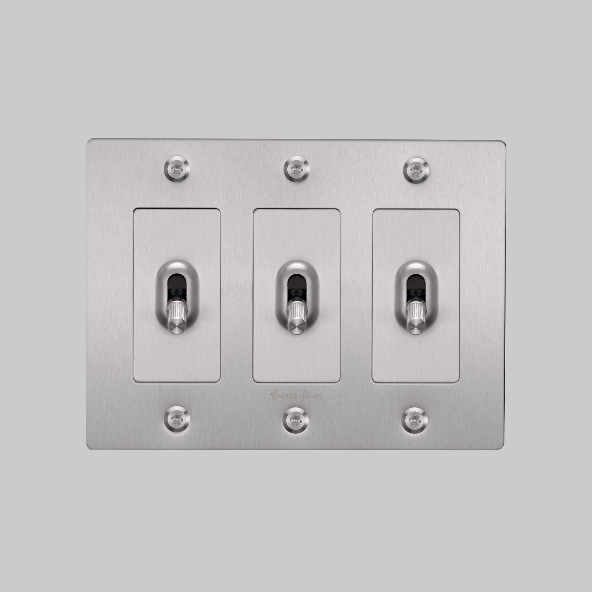 3G Toggle 120-277 Steel Light Switch