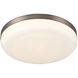Harwel LED 18 inch Harlow Bronze Flush Mount Ceiling Light