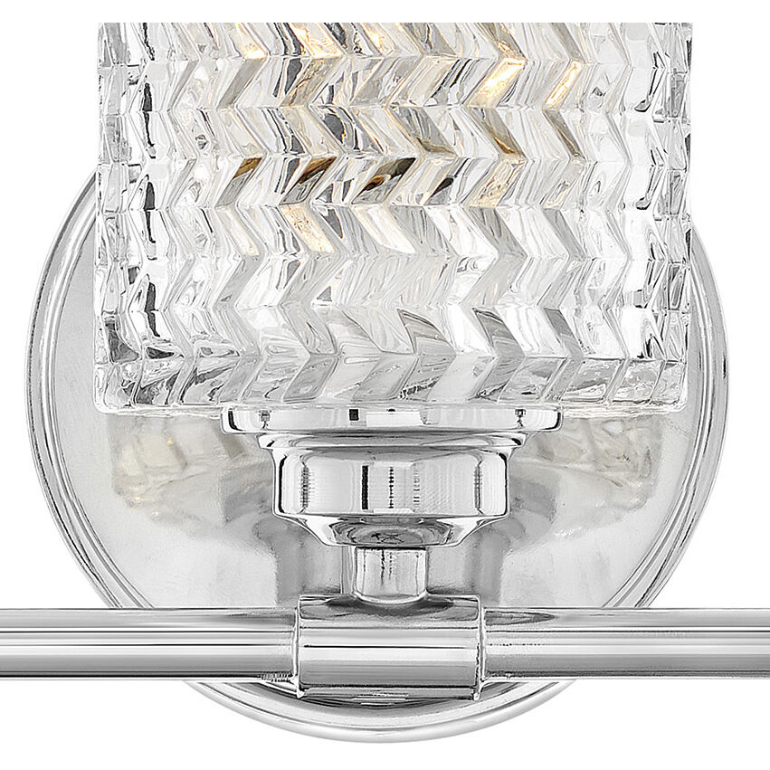 Elle 3 Light 24 inch Chrome Vanity Light Wall Light