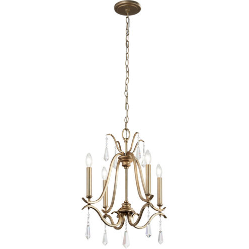 Laurel Estate 4 Light 18 inch Brio Gold Chandelier Ceiling Light