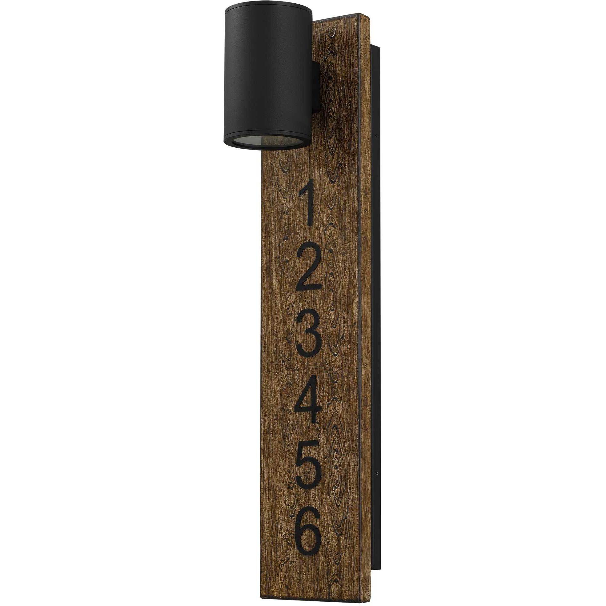 Woodone LED 26 inch Sand Black Outdoor Wall Sconce