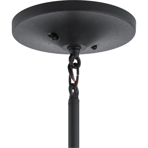 Hampshire 1 Light 12 inch Textured Black Outdoor Hanging Pendant