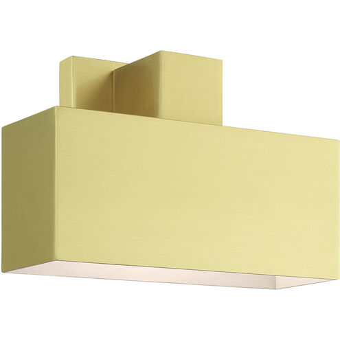 Lynx 1 Light 6 inch Satin Brass Outdoor ADA Wall Sconce