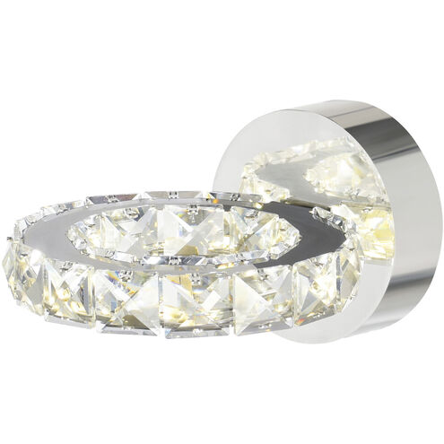 Ring LED 7 inch Chrome Wall Light