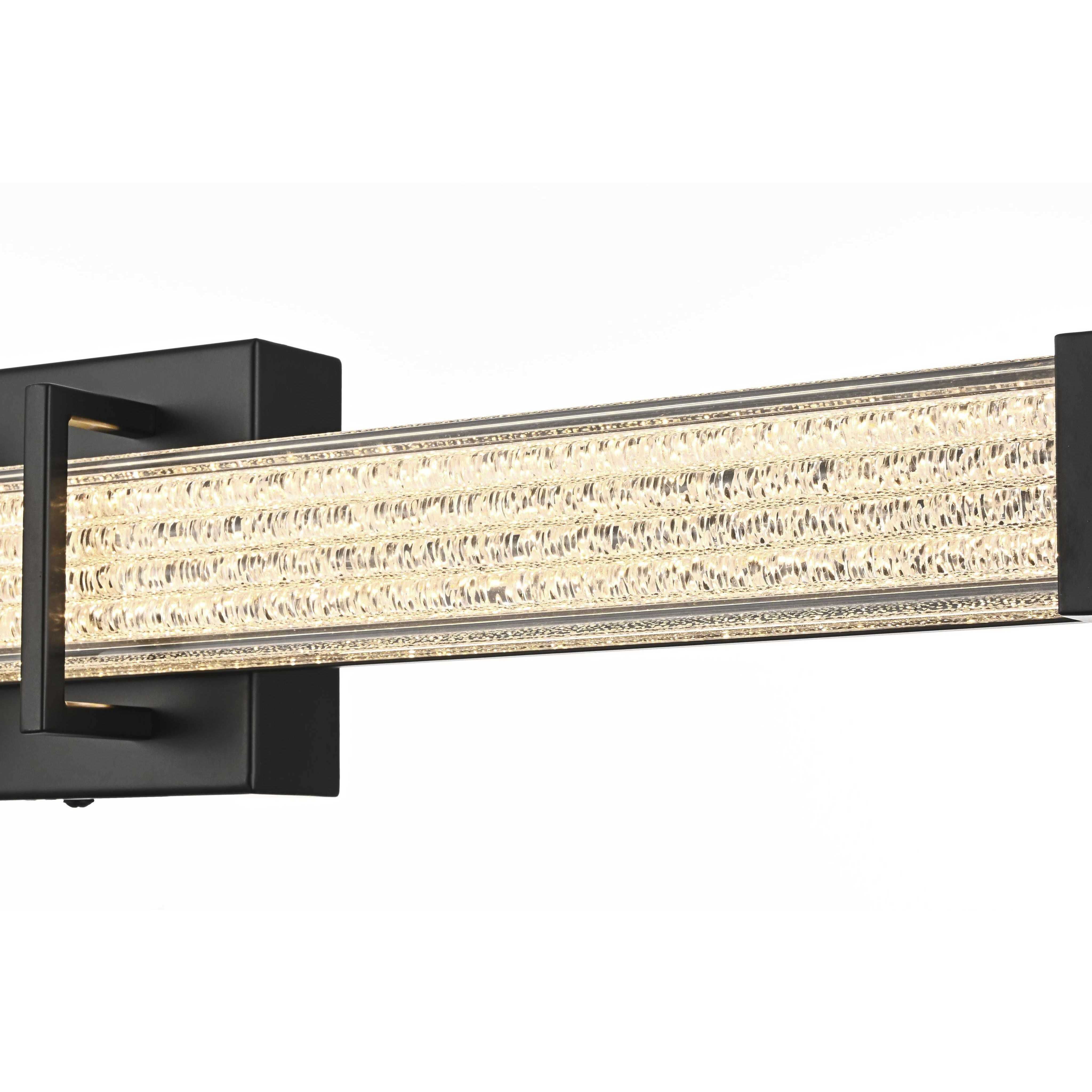 Ivaan 1 Light 24 inch Black Wall Sconce Wall Light