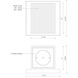 Mavis LED 4 inch White Exterior Wall Sconce