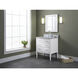 Manhattan 30 inch White Bathroom Vanity Wall Light