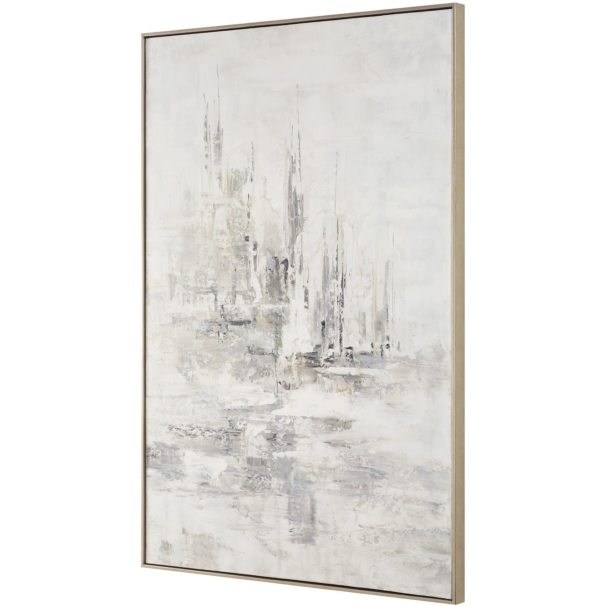 Hours In Silence 61 X 41 inch Abstract Art