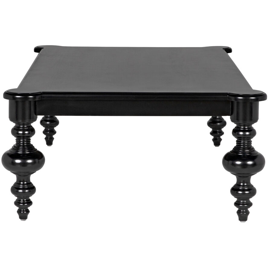 Graff 64 X 37.5 inch Hand Rubbed Black Coffee Table