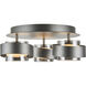 Axis LED 20 inch Graphite Semi-Flush Mount Ceiling Light