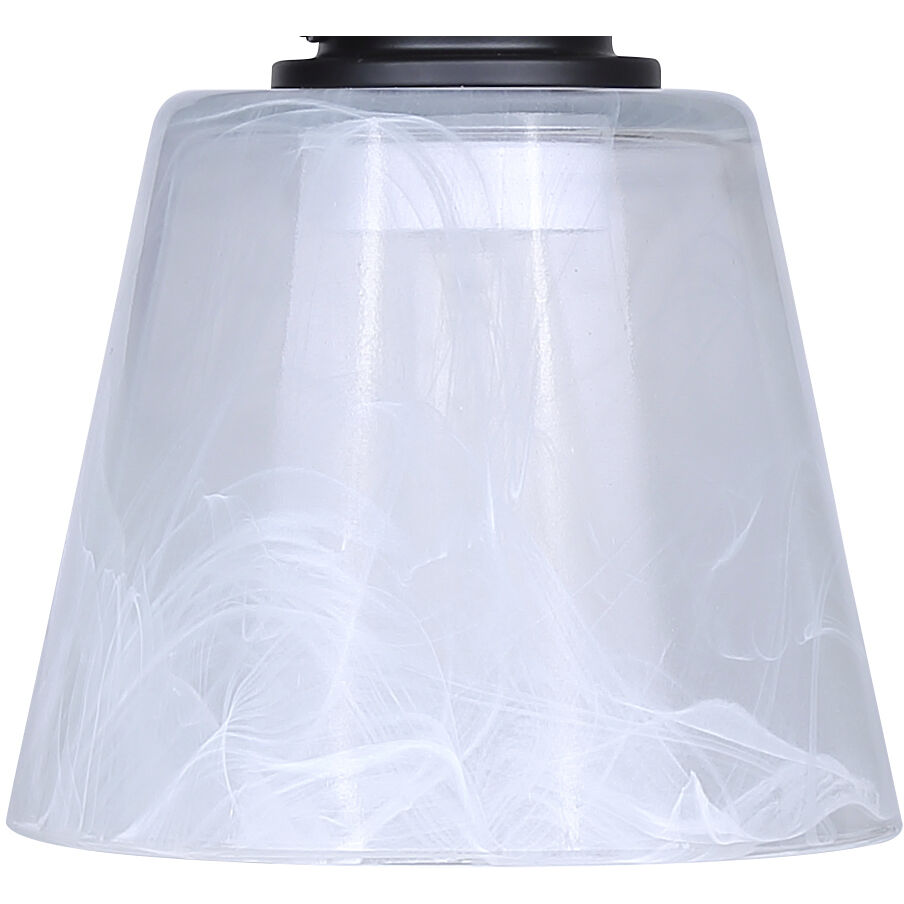 Luelle 1 Light 7.87 inch Black Vanity Light Wall Light