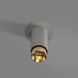 Exhaust Surface 1 Light 110-120 Stone / Brass Spotlight Ceiling Light
