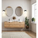 Oren 1 Light 6.5 inch Matte Black Bath Vanity Light Wall Light