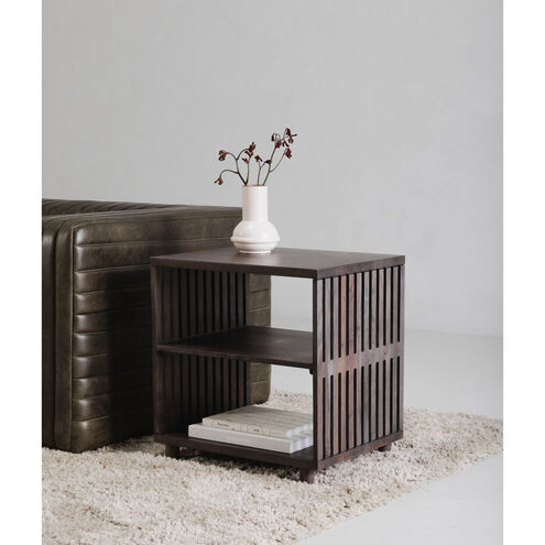 Rhys 24 X 22 inch Brown End Table, Side Table