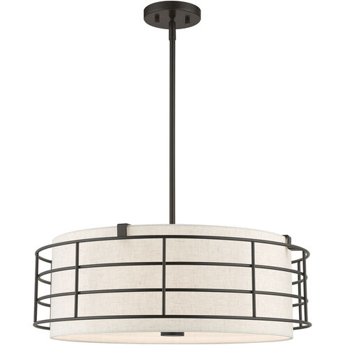 Blanchard 5 Light 23 inch English Bronze Pendant Chandelier Ceiling Light
