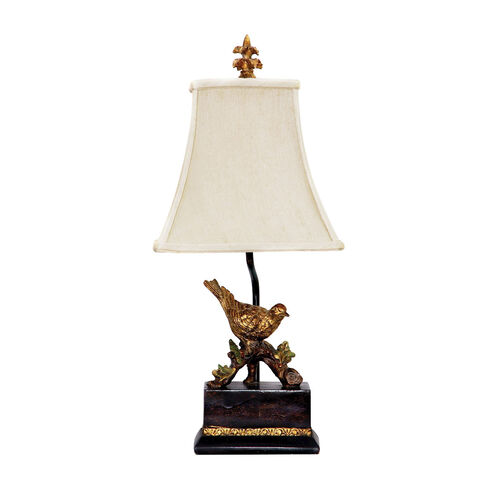 Audrey 21 inch 60 watt Antique Black Table Lamp Portable Light