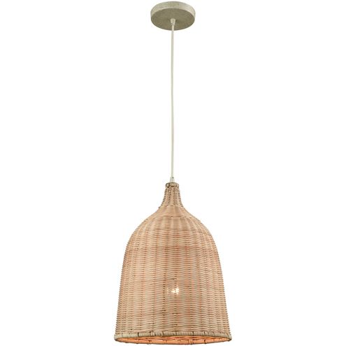 Pleasant Fields 1 Light 12 inch Russet Beige Mini Pendant Ceiling Light