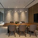 Counterpoint LED 64 inch Satin Black Pendant Ceiling Light