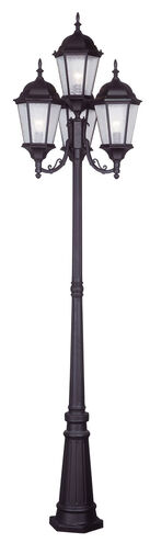 Hamilton 4 Light 95 inch Bronze Outdoor 4 Head Post