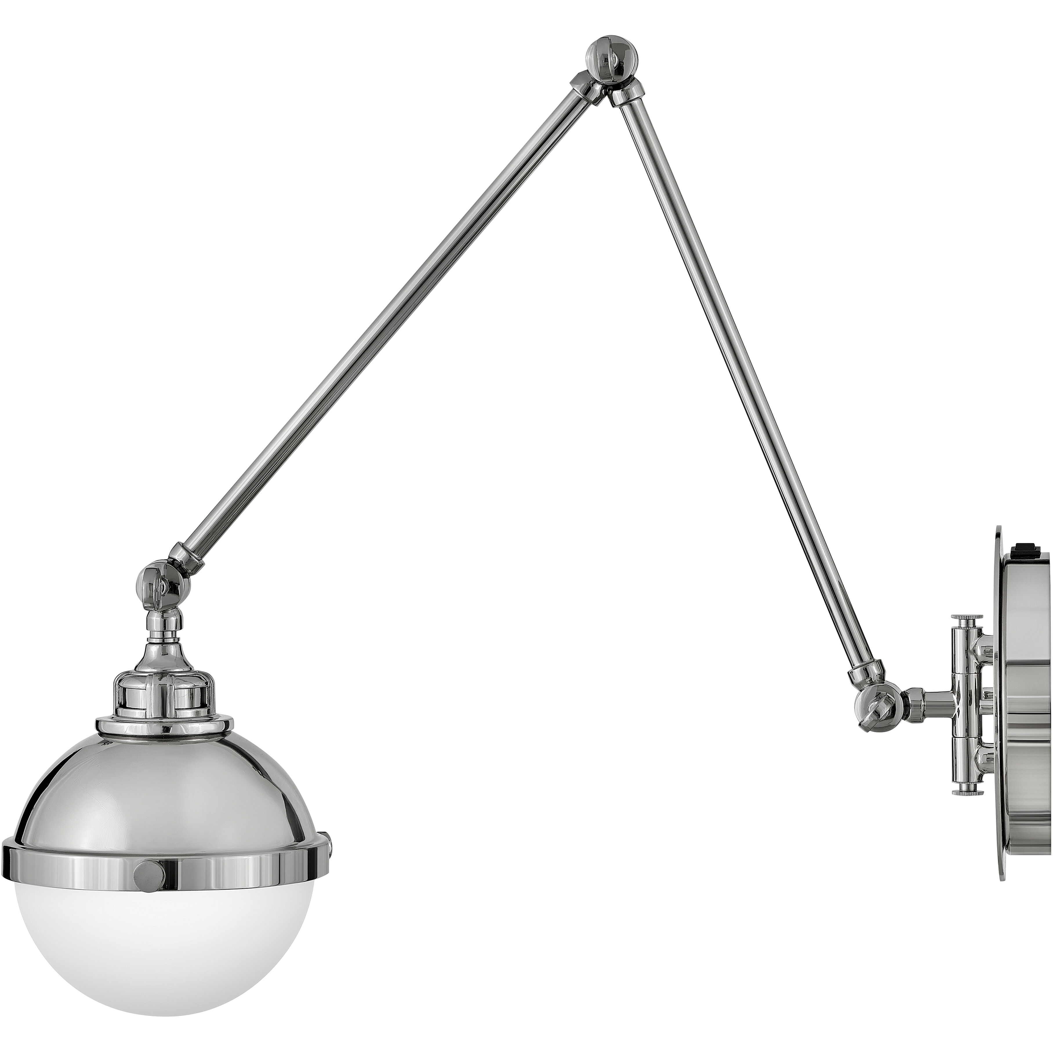 Fletcher 1 Light 7 inch Polished Nickel Indoor Wall Sconce Wall Light