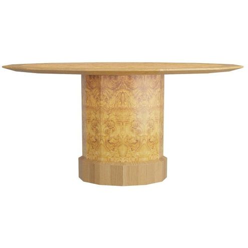 Reuben Blonde Burl Dining Table