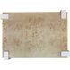 Bromo 48 X 34 inch Bleached Burl with White Coffee Table