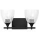 Drew & Jonathan Toffino 2 Light 16 inch Midnight Black Vanity Light Wall Light