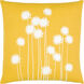 Lachen 20 inch Saffron Pillow Kit in 20 x 20, Square