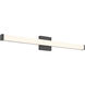 Maxx 36 inch Matte Black Bath Vanity Light Wall Light