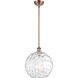Ballston Athens Water Glass 1 Light 12 inch Antique Copper Mini Pendant Ceiling Light