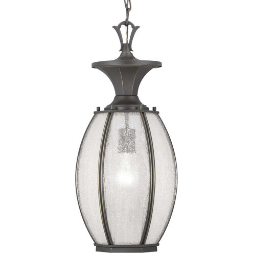 River Place 1 Light 9.25 inch Antique Bronze Outdoor Hanging Lantern