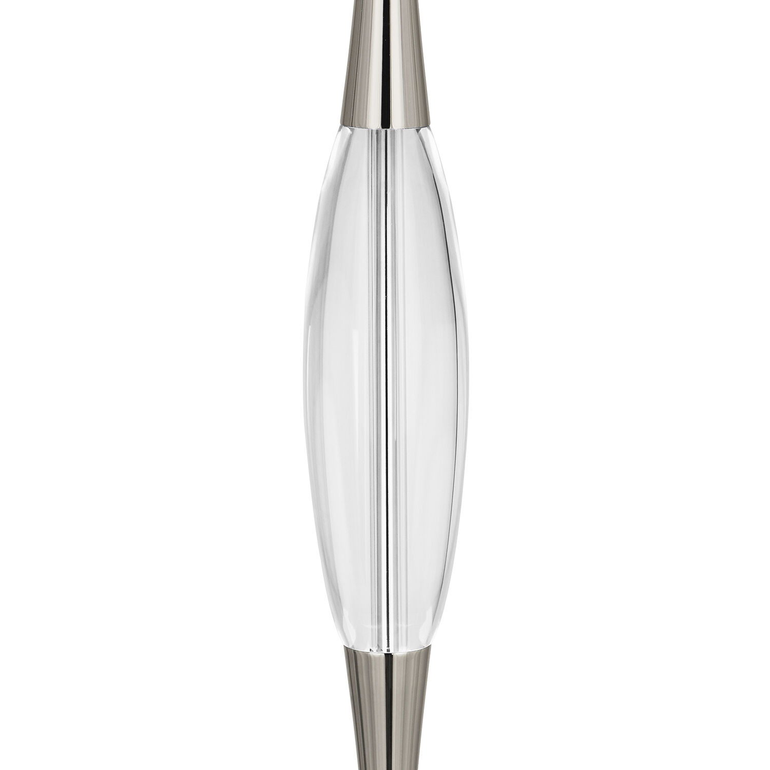 Juno 36.5 inch 150 watt Polished Nickel Table Lamp Portable Light in Black With Matte Silver