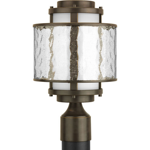 Bay Court Outdoor 1 Light 14.5 inch Antique Bronze Outdoor Post Lantern