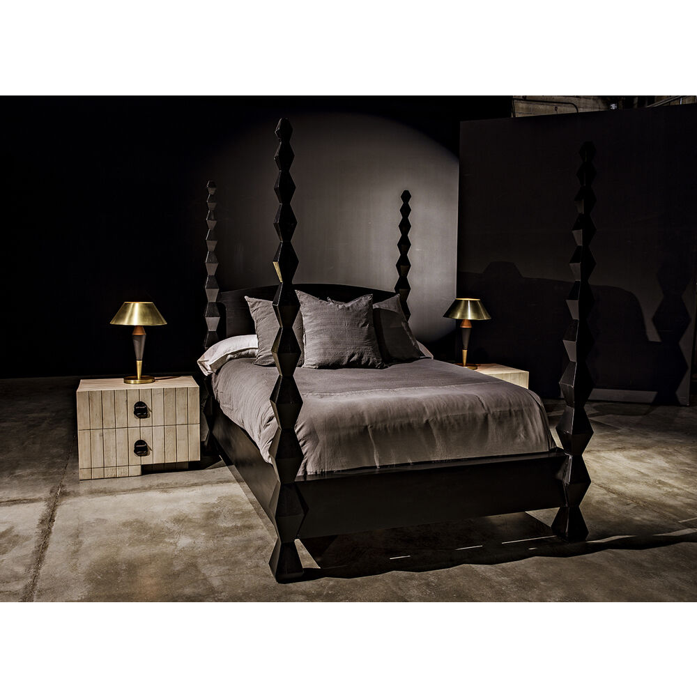 Blau 22.5 inch 60.00 watt Matte Black Table Lamp Portable Light