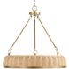 Ladakh 9 Light 28 inch Weathered Brushed Brass Pendant Ceiling Light