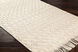 Farmhouse Tassels 120 X 96 inch White/Beige Handmade Rug in 8 x 10, Rectangle