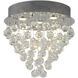Canada LED 16 inch Chrome Semi Flush Mount Ceiling Light